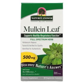 Nature's Answer Mullein Leaf Dietary Supplement - 1 Each - 90 Sgel