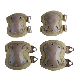 4 Pcs Protective Gear Adult Skating Bicycle Riding Knee and Elbow Pads Roller Skateboarding Sports Protective Gear Set