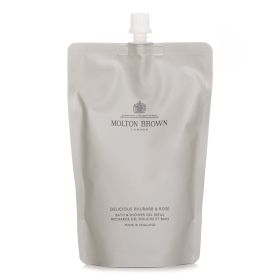 MOLTON BROWN - Delicious Rhubarb & Rose Bath & Shower Gel Refill 025798 400ml
