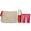 CLARINS - Rituale Double Serum & Multi Intensive Set: Double Serum 50ml+Day Cream 15ml+Night Cream 15ml+Pouch 270246 3pcs+1bag