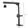 Boxing Punch Bag Hanger Heavy Bag Bracket MMA Training Wall Mount 220lbs Black