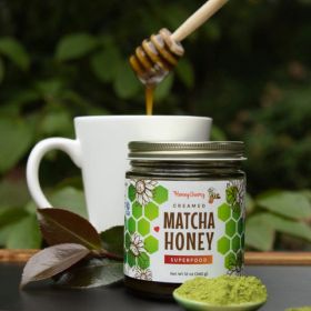 Whipped Honey With Matcha (size: Small (6oz))