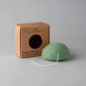Konjac Sponge (Duo) (Sponge 1 Type: Green Tea, Sponge 2 Type: Turmeric)