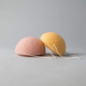 Konjac Sponge (Duo) (Sponge 1 Type: Activated Charcoal, Sponge 2 Type: Turmeric)