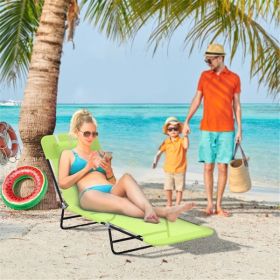 Folding Lounge Chairs / beach chair ( Amazon Shipping)(Prohibited by WalMart) (Color: as picture)