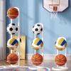 Indoor & Outdoor Basketball Storage Rack Volleyball Stand Holder