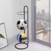 Indoor & Outdoor Basketball Storage Rack Volleyball Stand Holder