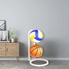 Indoor & Outdoor Basketball Storage Rack Volleyball Stand Holder