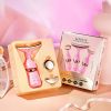 3 In 1 Facial Lifting Device Neck Facial Eye Massage Face Slimmer EMS Beauty Skin Tightening Wrinkle Anti Aging Face Massager