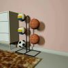 Indoor & Outdoor Basketball Storage Rack Volleyball Stand Holder